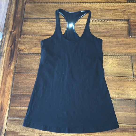 lululemon athletica Tops - Lululemon black cool racer back logo on both sides
